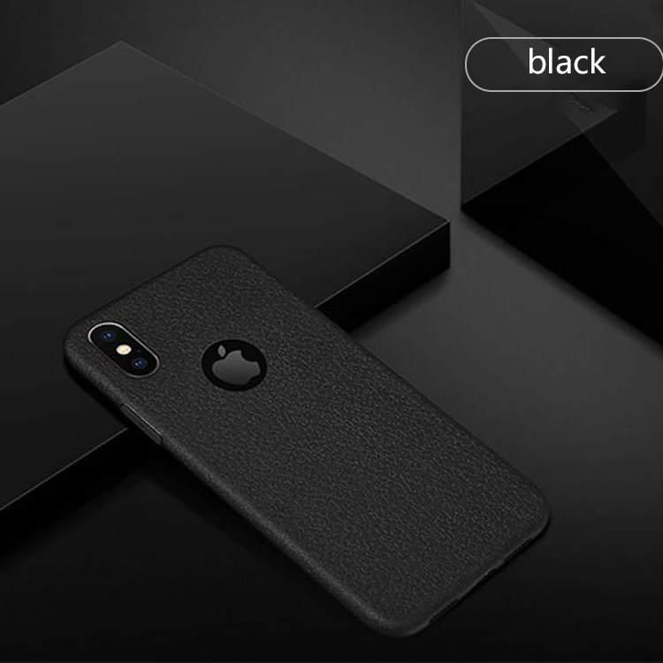 Роскошный чехол для Apple iPhone X 6 S 7 8 Plus кожаный мягкий ТПУ ультра-тонкая пленка
