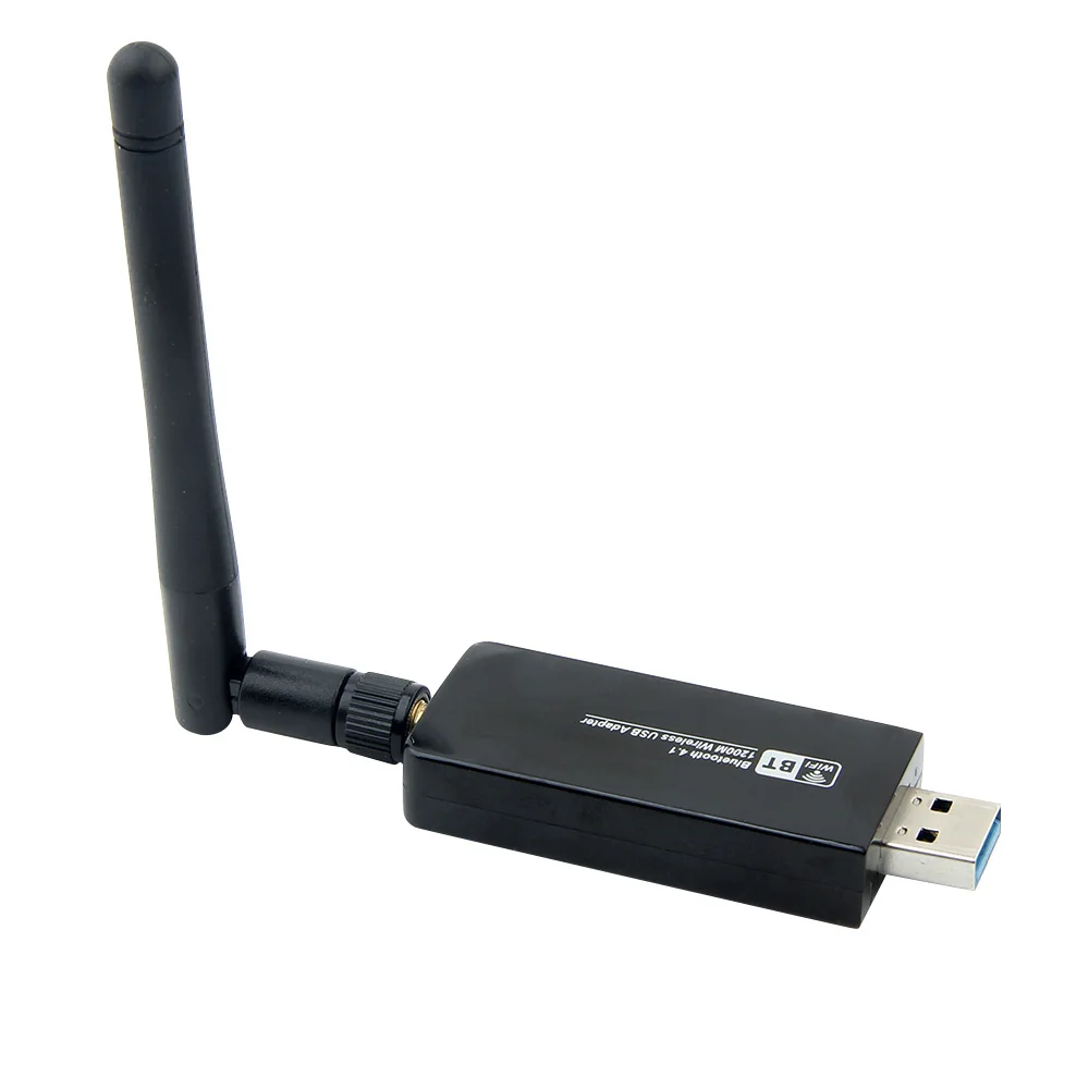 1200 Мбит/с USB 3 0 Dual Band 802.11ac Wi Fi Bluetooth 4 1 Беспроводной AC Wlan 2 г/5 ГГц Lan Dongle адаптер с