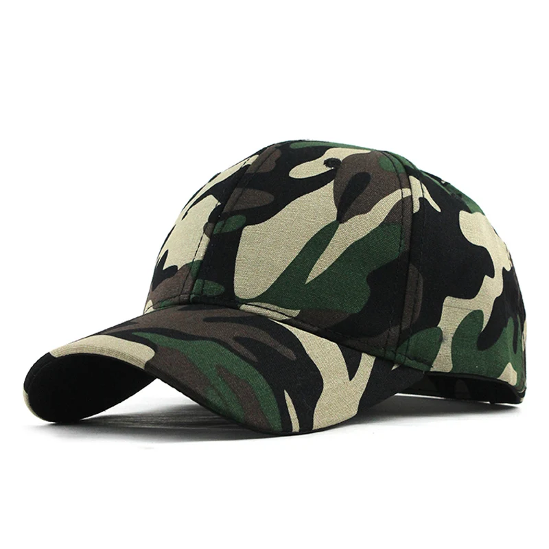 [FLB] Snow Camo Baseball Cap Men Tactical Cap Camouflage Snapback Hat For Men High Quality Bone Masculino Dad Hat Trucker F187 - Цвет: F187 Green