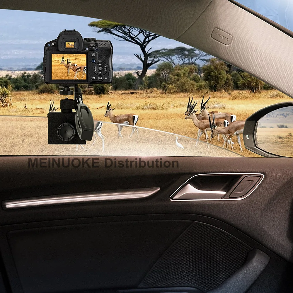 Автомобильный зажим для окна Canon Nikon DSLR Gopro POV камеры видеокамеры птичьи скопы и