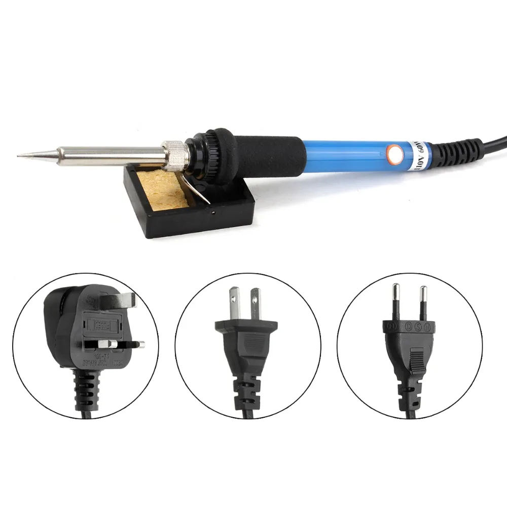 110V/220V 60W Electric Adjustable Temperature Welding Soldering Iron Tool Kit Set | Инструменты