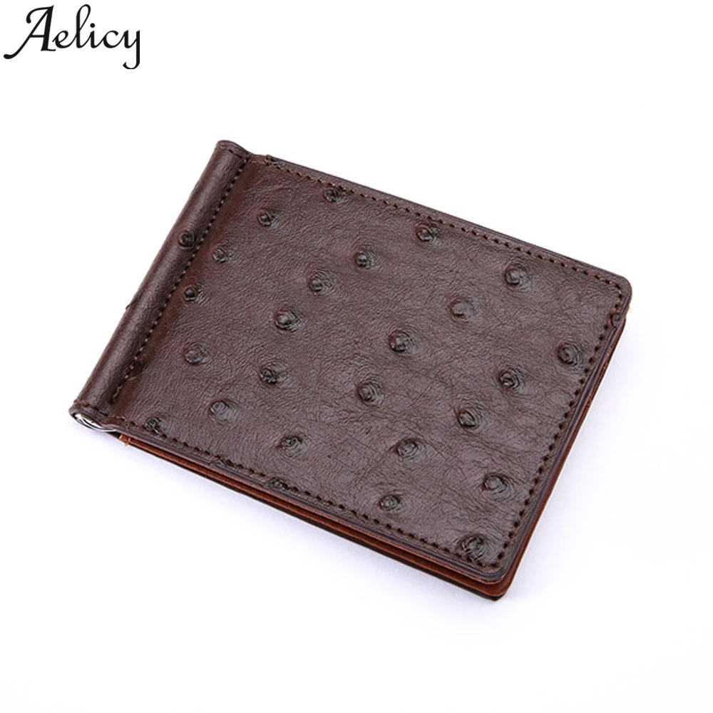 Aelicy деловой короткий кошелек кожаные женские и мужские кошельки держатель для