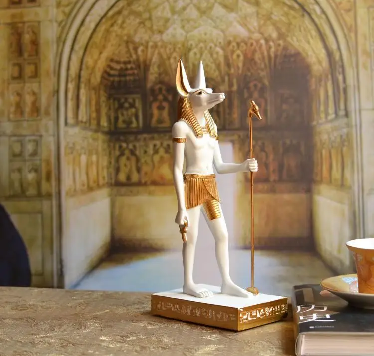 Мумия возвращается древних египетских идолов Anubis украшение "Собака" Horus Patronos туристические сувениры счастливые украшения фигурки ремесла