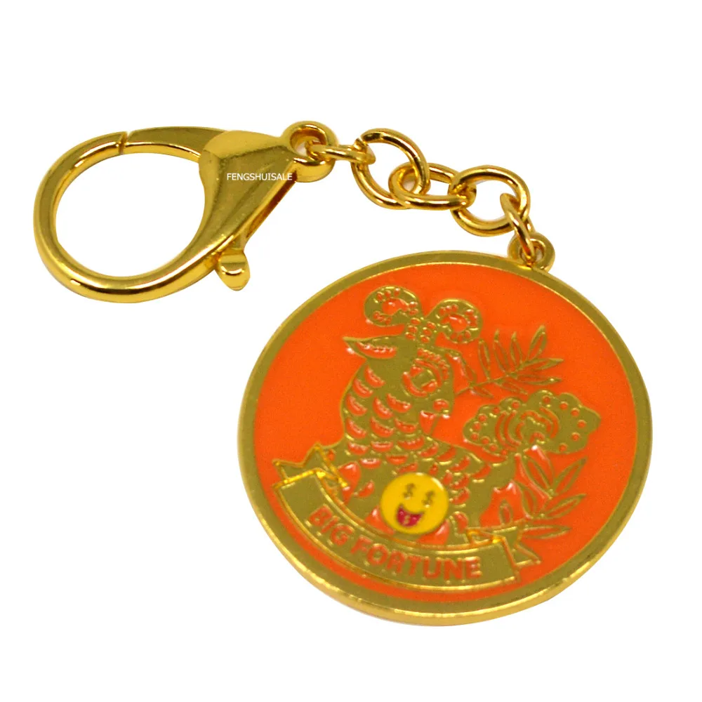 Fengshui 12 животных Wish Geanting брелок для ключей с амулетом W Fengshuisale красный