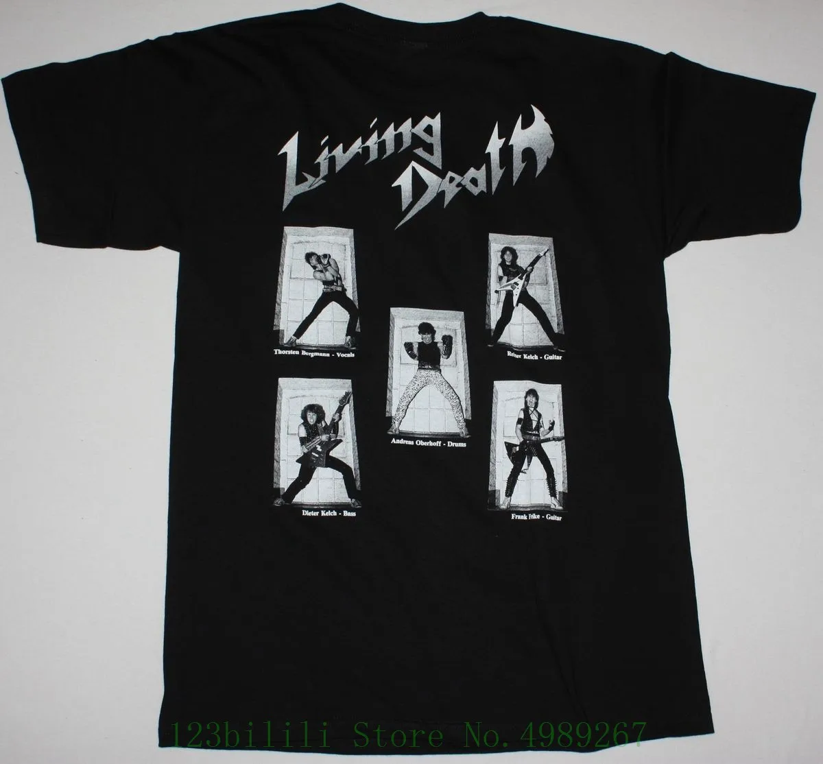Живая Death Metal Revolution 1985 немецкий Thrash Destruction Новая черная футболка мужская летняя с