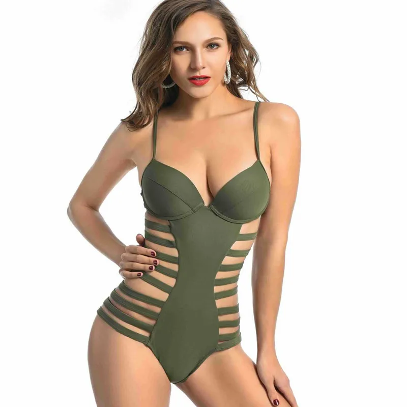 Weimostar Spider Web Цельный купальник сексуальные треугольные плавки женский сплошной с