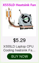 X550LD радиатор процессор Охлаждающий вентилятор для ASUS X550LD ноутбук радиатор вентилятор охлаждения ноутбук радиатор кулер 13NB02G1AM0101-145E