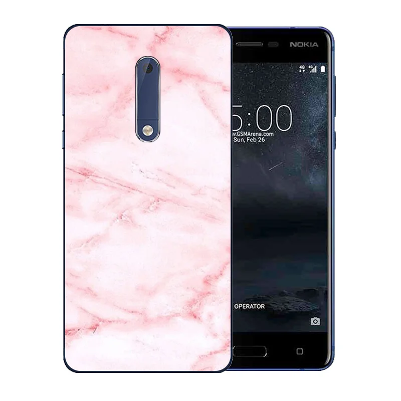 Роскошный гибкий 5 2-дюймовый чехол для Nokia мягкий силиконовый цветной тонкий с
