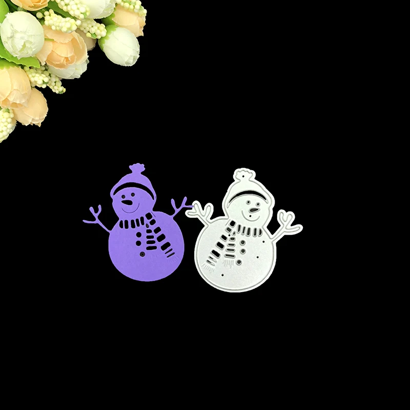 

Julyarts Scrapbooking Cutting Dies Metal Christmas Winter Snowman for DIY Papercraft Project Scrapbook Paper Album Greeting Card