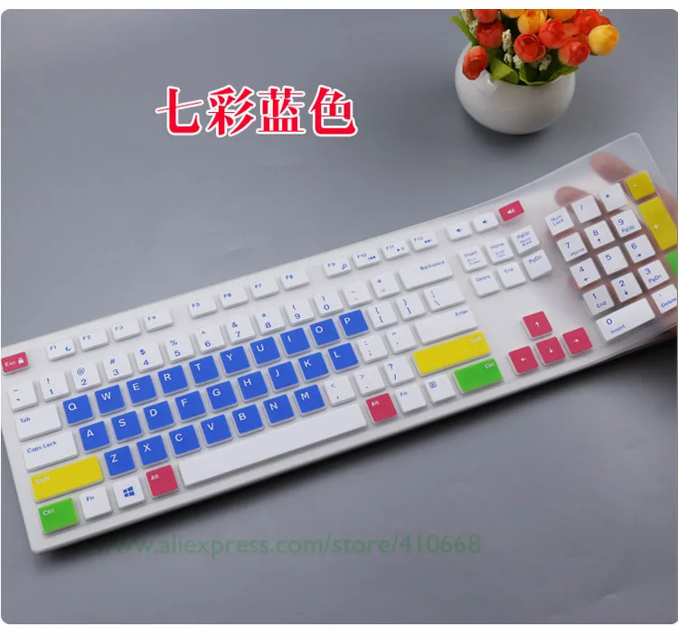 Силиконовая крышка клавиатуры для DELL inspiron 5459 I3455 3459 3650 AIO kb4021 sk8120 все-в-одном ПК настольный водонепроницаемый протектор кожи