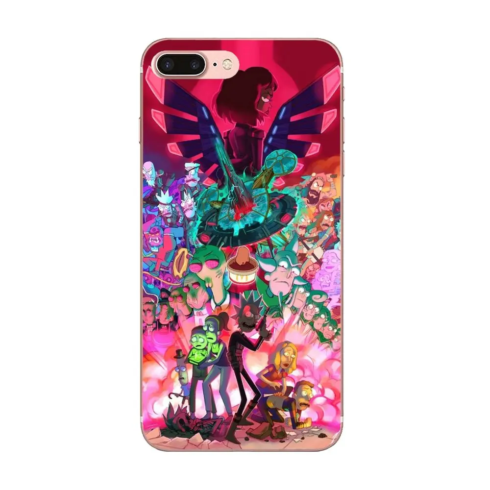 Rick And Morty телефон для Huawei Honor 4C 5A 5C 5X6 6C 6A 6X7 7X8 9 V8 V10 Y3II Y5II Y6II G8 P7 Play Lite в продаже класса