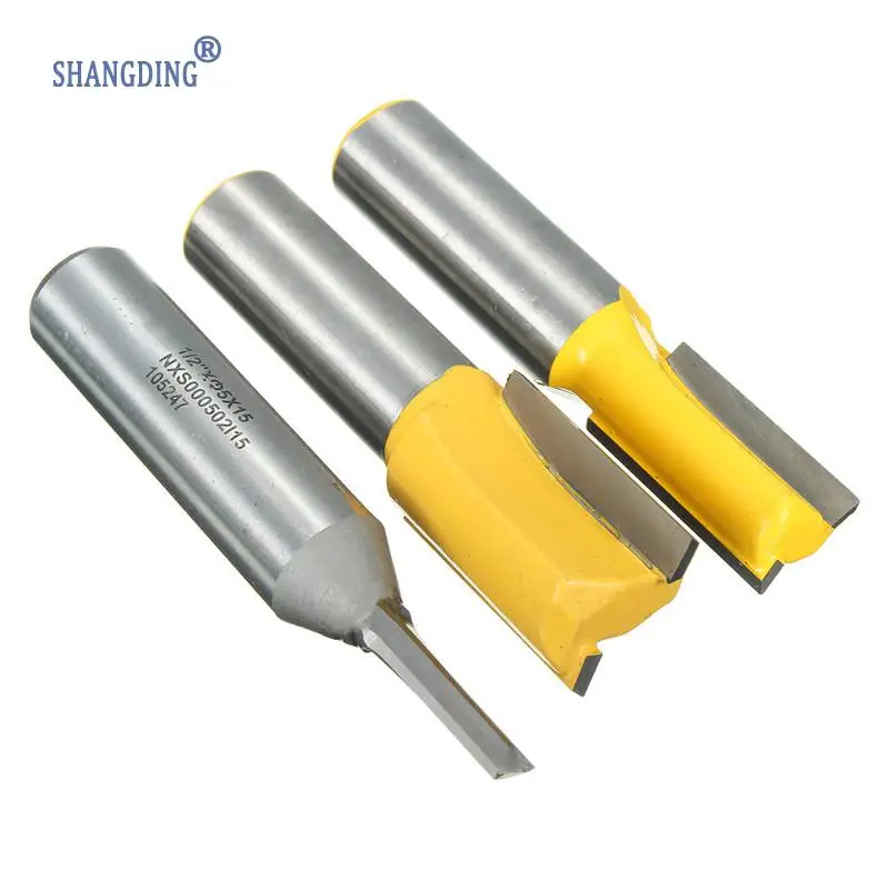 Новинка 3 шт./комплект фреза с двумя канавками хвостовик фрезерного станка ЧПУ