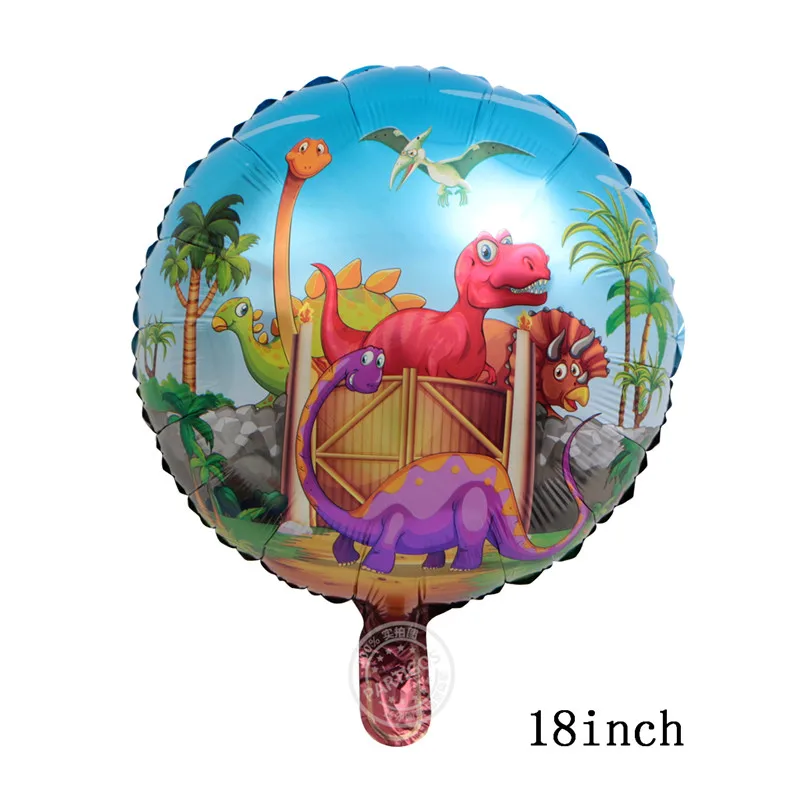 1pcs 18inch 1 шт. 4D динозавр воздушный шар из фольги стоящий Зеленый Динозавр красный дракон день рождения deco вечерние принадлежности для мальчиков Детские Игрушки гелиевые шары - Цвет: 1pcs 18inch