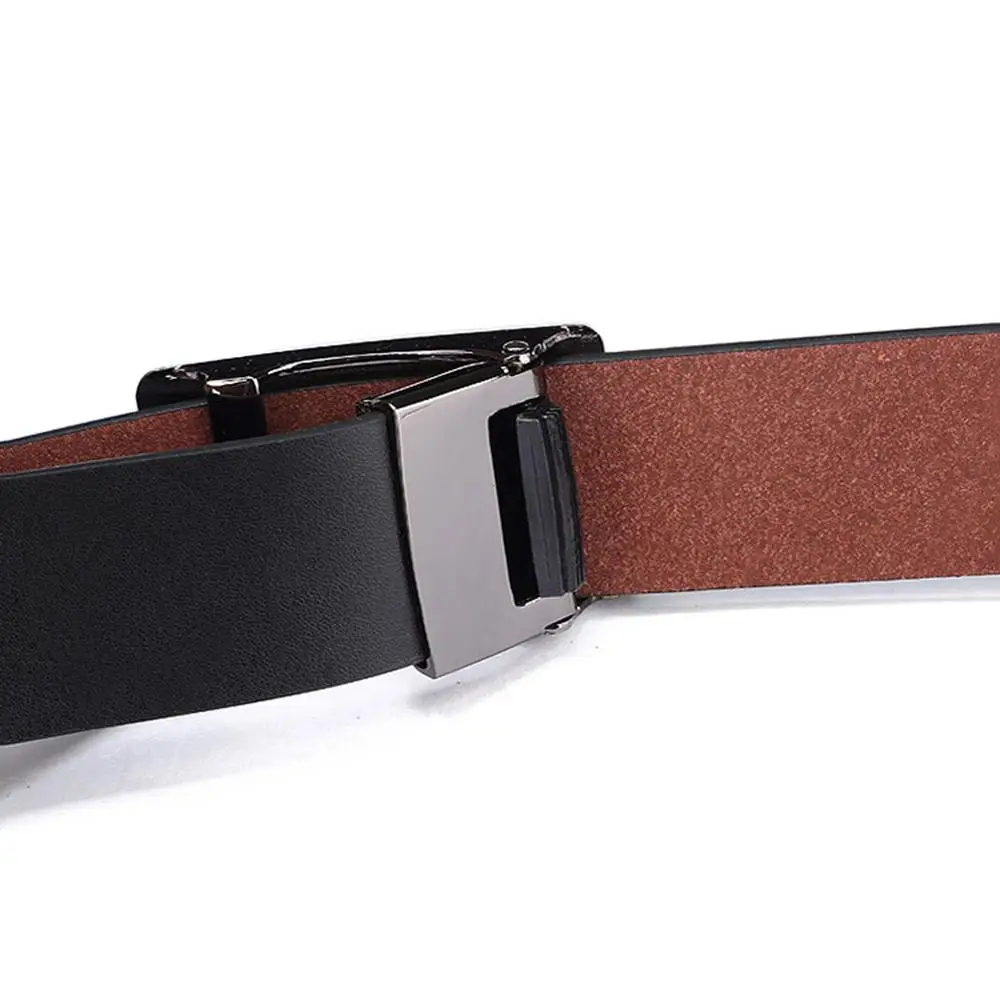 Мужской ремень из натуральной кожи с автоматической пряжкой|Мужские ремни| |