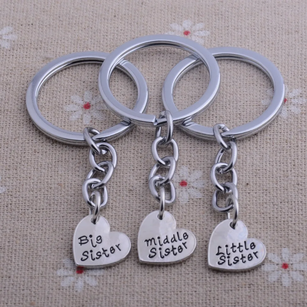 Женский брелок с сердечком 3 шт. в комплекте | Украшения и аксессуары