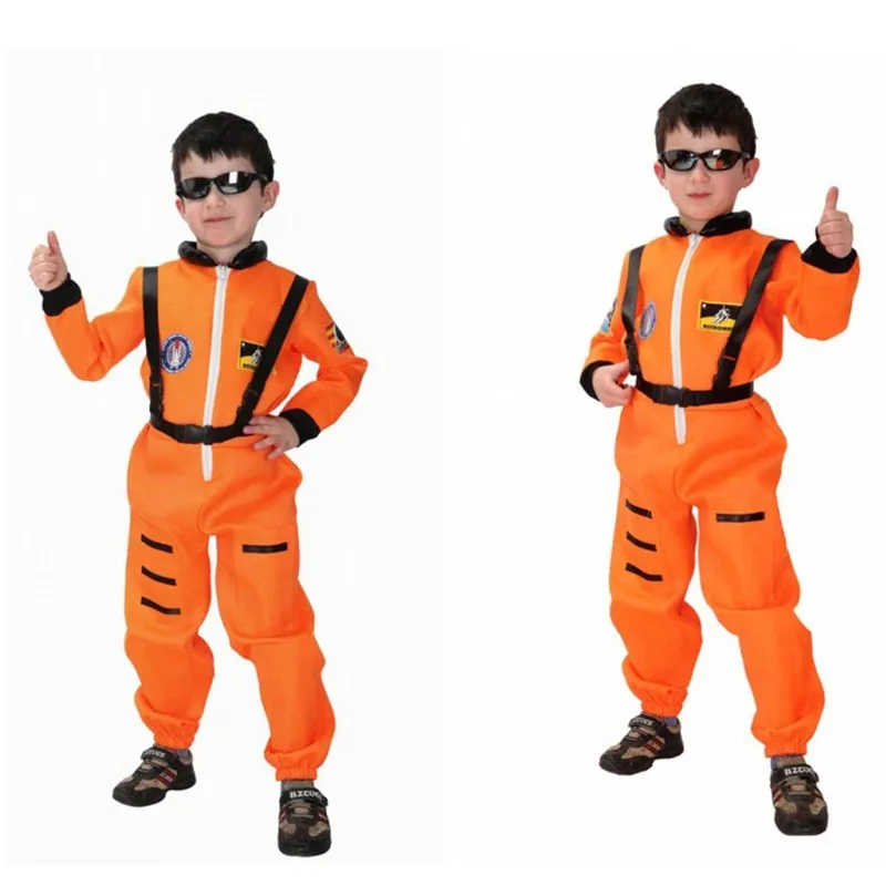 M-XL детские костюмы для косплея космонавта и на Хэллоуин детей Рождество карнавал