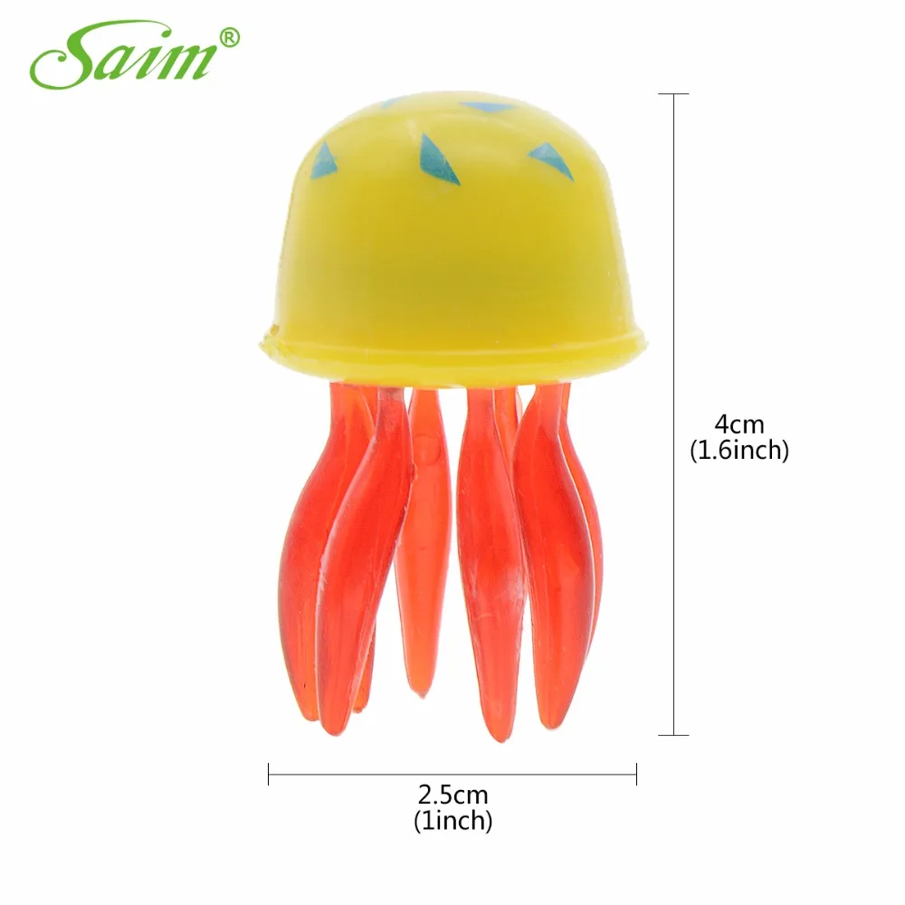 5 шт. искусственные Медузы для аквариума 1 дюйма|fish tank jellyfish|decoration fish tankaquarium resin |