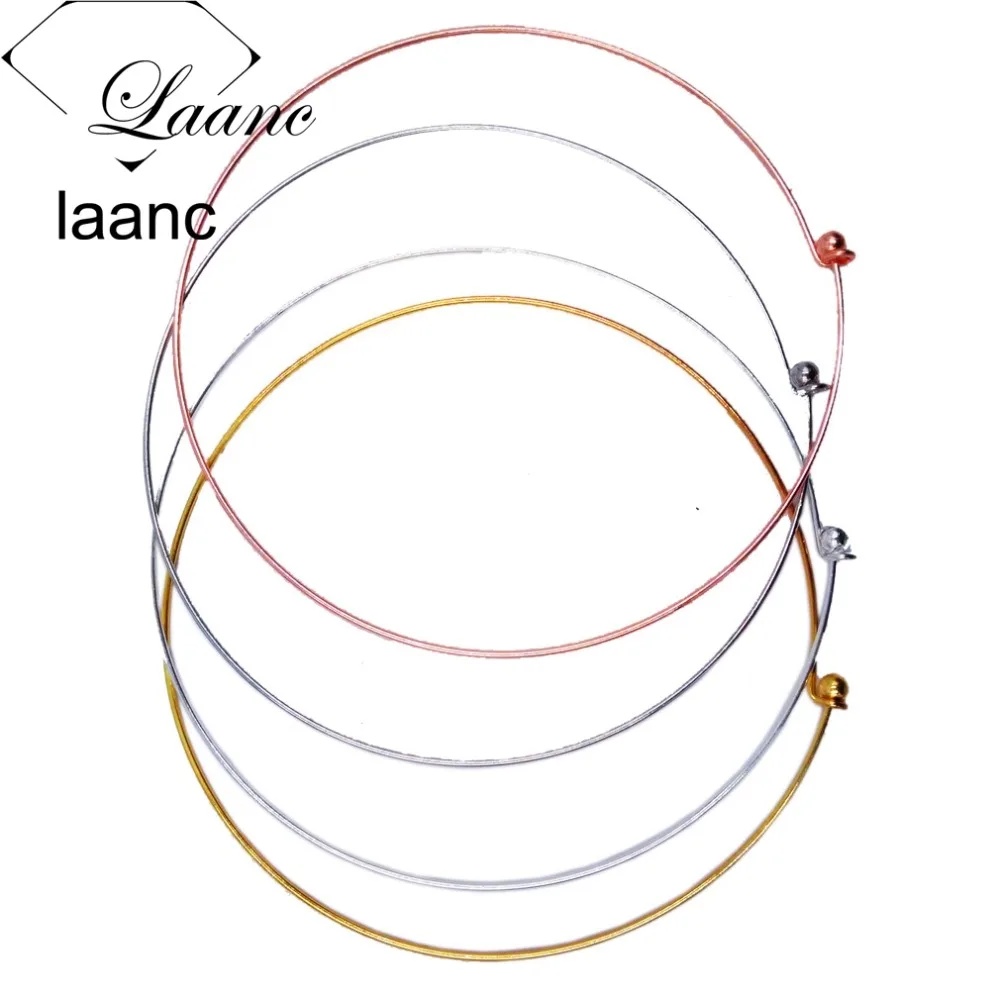 

50PCS/lot 1.2mm Wire Metal Collar Circle Ring Necklace Findings 13cm Loop Silver/Gold/Rhodium/Rose Gold Optional FD015
