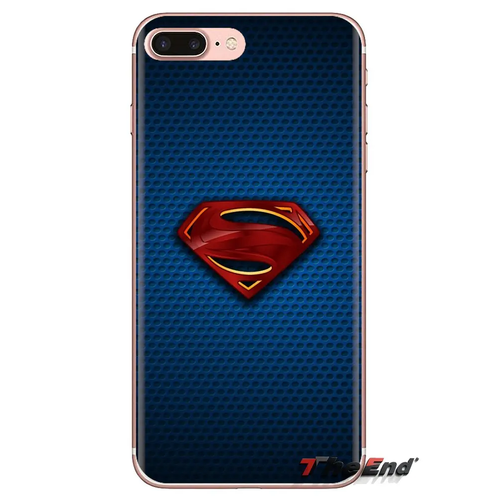 Супермен Человек из стали DC Comics для Samsung Galaxy S3 S4 S5 Mini S6 S7 Edge S8 S9 S10 Plus Note 3 4 5 8 9