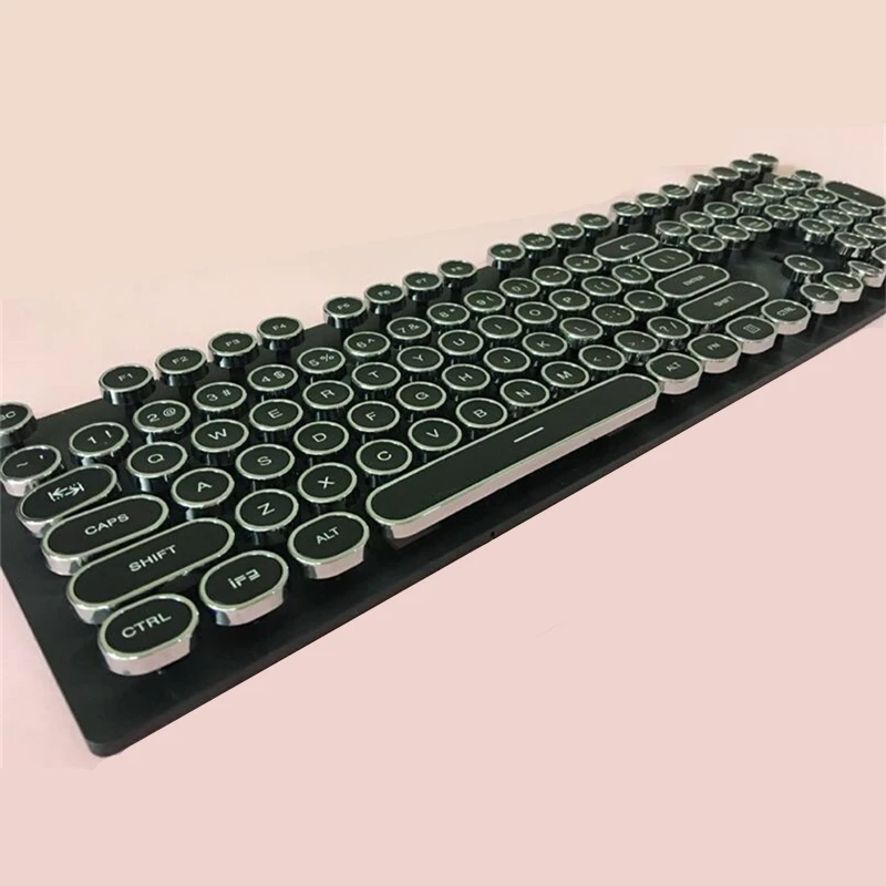 DIY Keycap ретро пара панк пишущая машинка механическая клавиатура для клавиатуры 104 Стандартный ключи