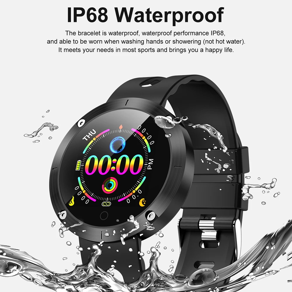 Timethinker DM58 плюс мужские умные часы женские Reloj цифровые кровяное давление монитор