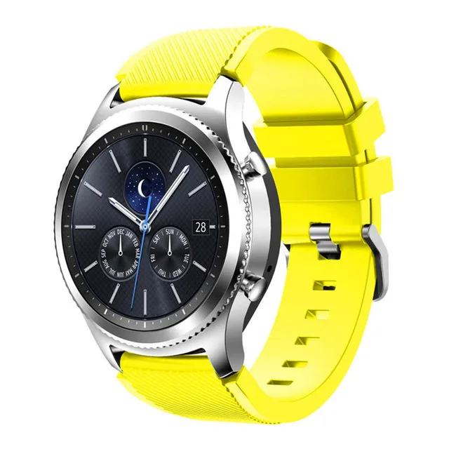 22 мм ремешок для часов Galaxy watch 46 мм активный samsung gear S3 ремешок huawei watch GT Ремешок Браслет «Умные» часы