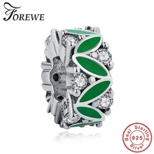 FOREWE летний Зеленый Эмалированный лист прозрачный хрустальный