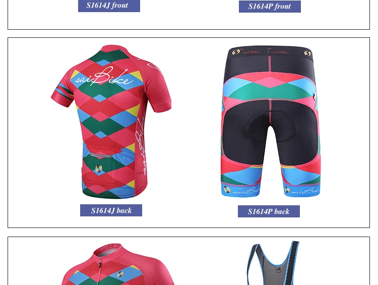 Saibike Велоспорт одежда fietskleding wielrennen zomer heren ropa ciclismo женский набор мужские про команды летние шорты и тренировочные майки