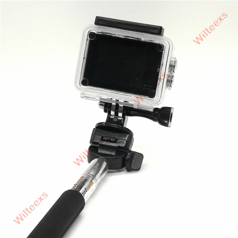 WILTEEXS Выдвижная ручная палка Телескопический монопод адаптер Штатив для Hero 3 + 4 5