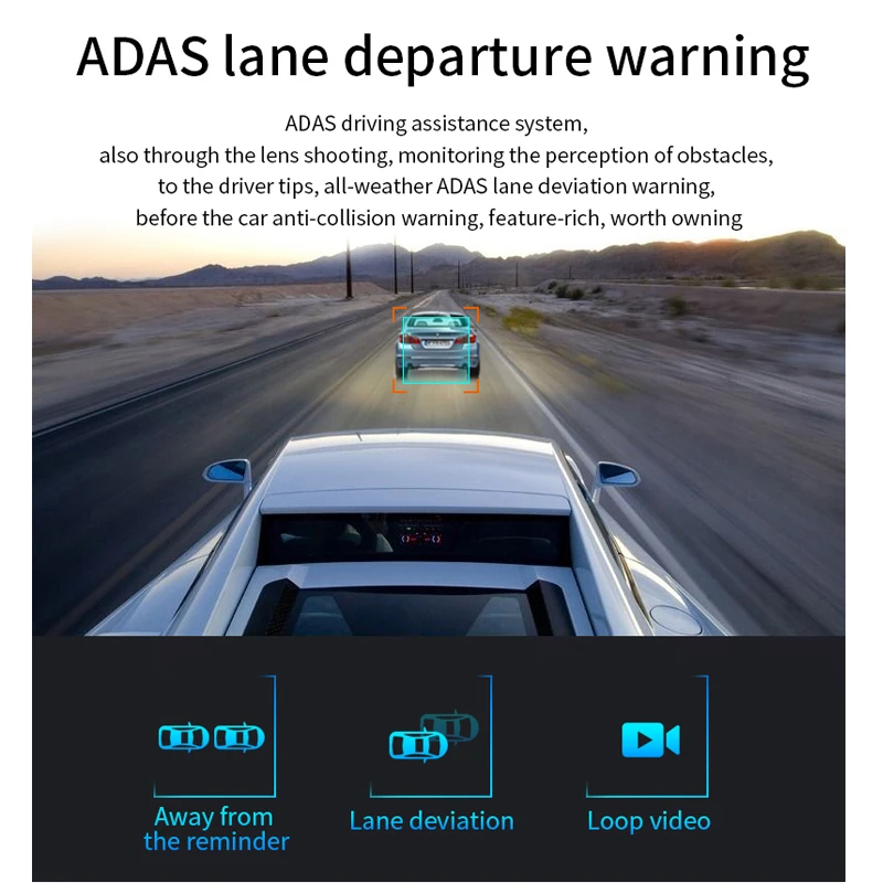 Android 5 1 Автомобильный видеорегистратор зеркало заднего вида 7 &quot4G Touch ADAS dvr FHD 1080 P