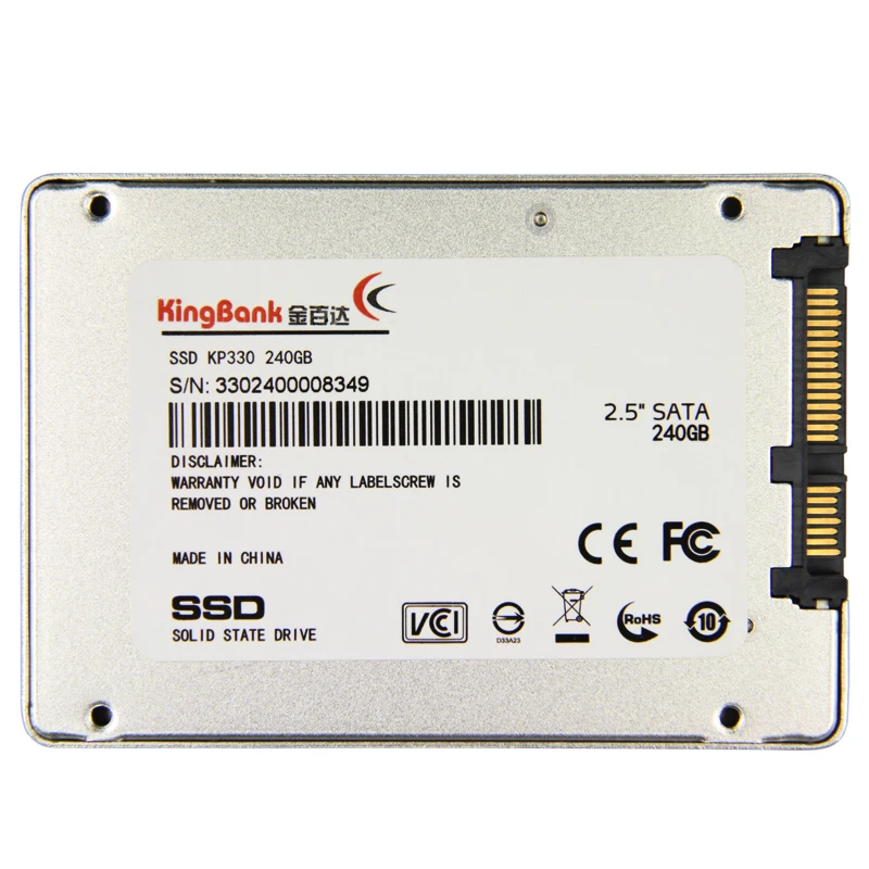 KingBank KP-330 120 ГБ 240 ГБ 480 ГБ 2,5 SATA3 SSD Настольный ПК Ноутбук сервер 2,5 Внутренний твердотельный накопитель ноутбук ssd