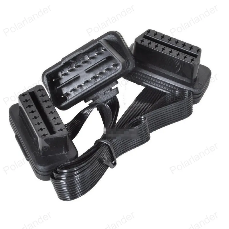 Лидер продаж разъем OBD2 штекер двойной гнездо Y образный разветвитель 16 контактов