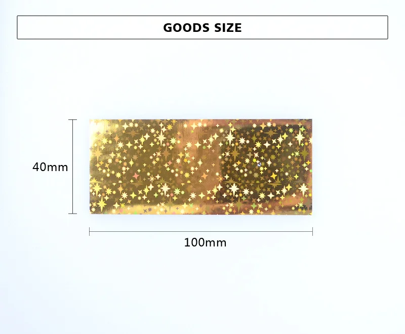 24 шт. цветная лазерная переводная бумага для ногтей Звездная наклейка аксессуары