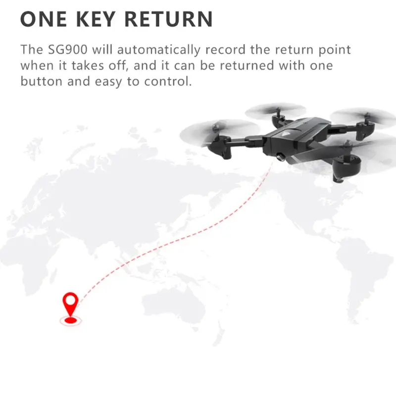 SG900 gps Дрон с камерой HD 720P без камеры FPV Wifi RC дроны авто возврат Квадрокоптер вертолет