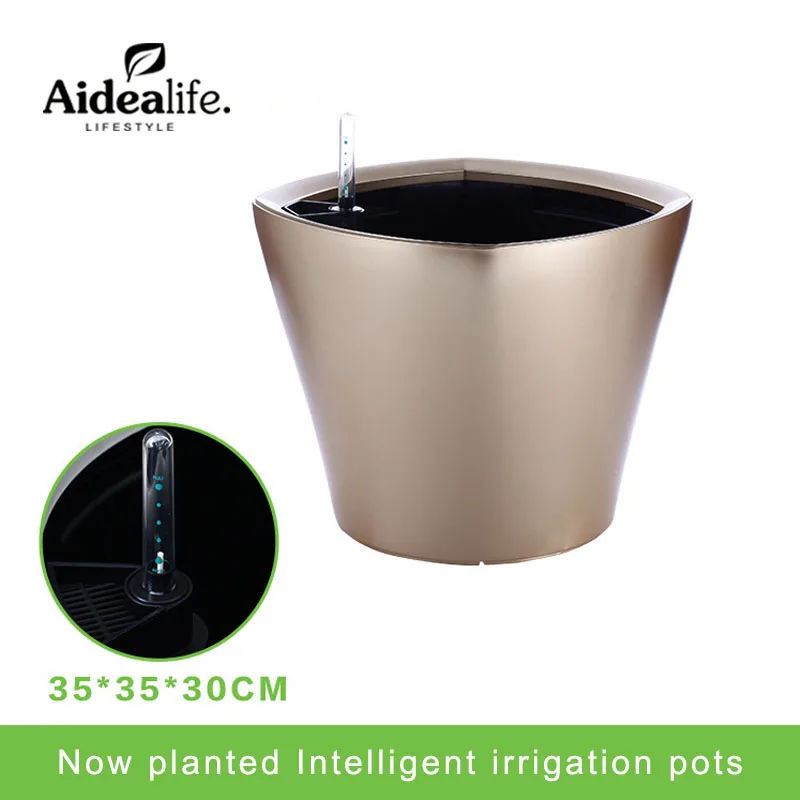 

Напольный горшок, большой пластиковый цветочный горшок, искусственные горшки для растений, домашний и садовый декор, бонсай, лотки для прор...