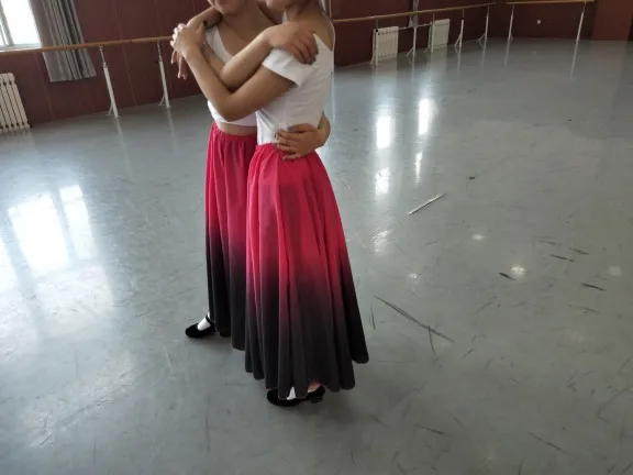 Красный черный Испанский большой Hemline Flmenco юбка танец живота Испания традиционный бальный сценический наряд представление женщины восточное платье
