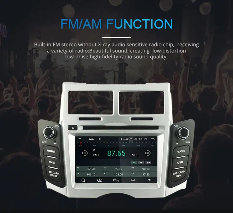 JDASTON Android 9,0 автомобильный dvd-плеер для Toyota Yaris 2005-2011 gps навигация 2 Din автомагнитола стерео Авто Аудио Восьмиядерный 4G+ 64G