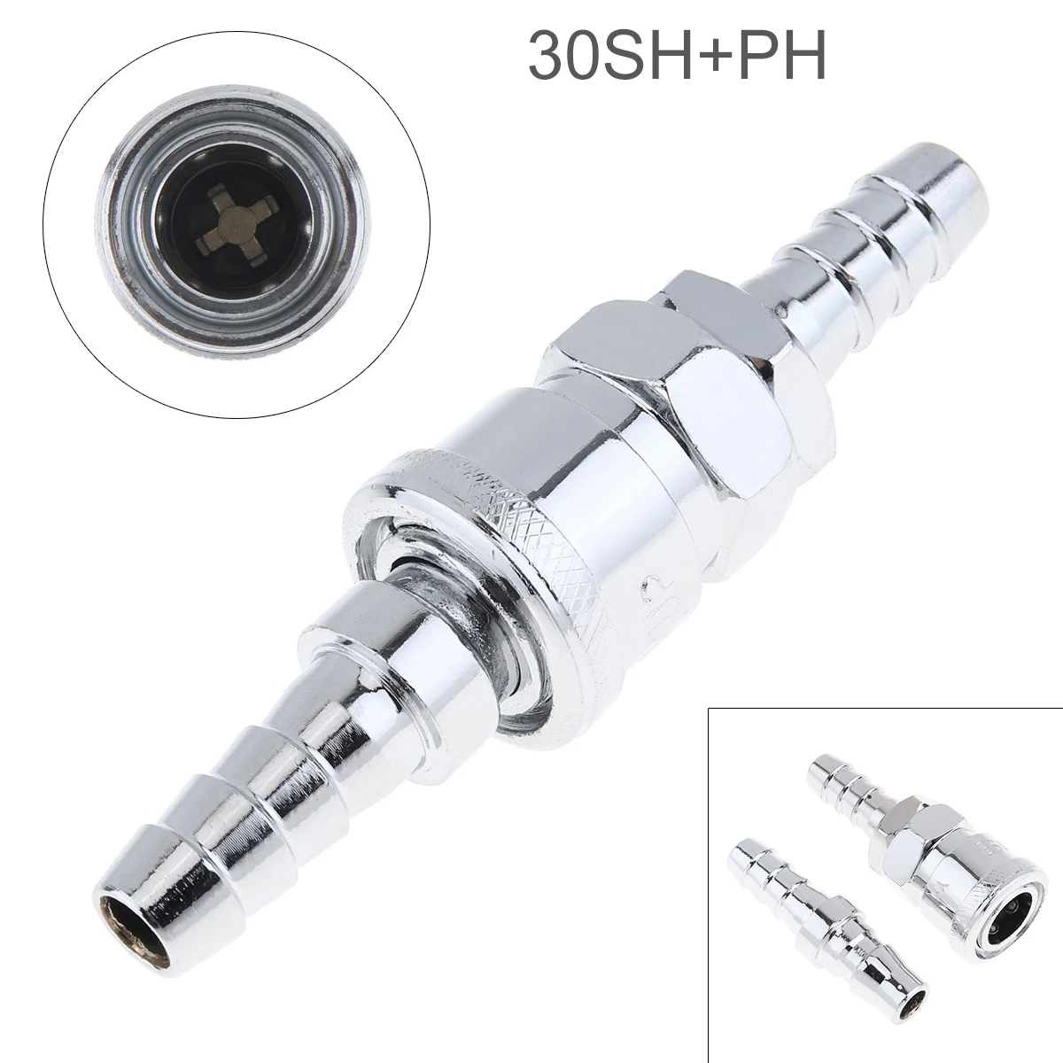 2 шт./компл. TL-S12 30SH+ PH высокоскоростной стальной Пневматический фитинг быстрый разъем высокого давления телескопическая Пряжка для воздушного компрессора
