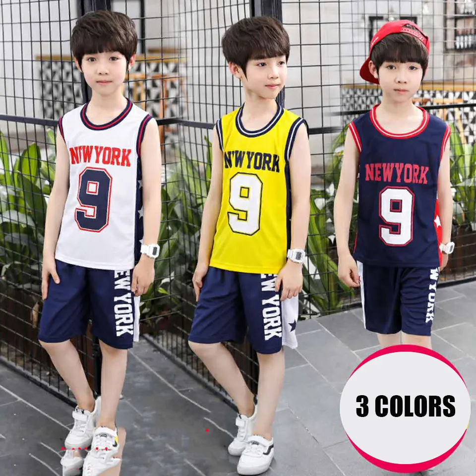 Новинка 2018 года летний комплект одежды для маленьких мальчиков с рисунком цифр 9 4