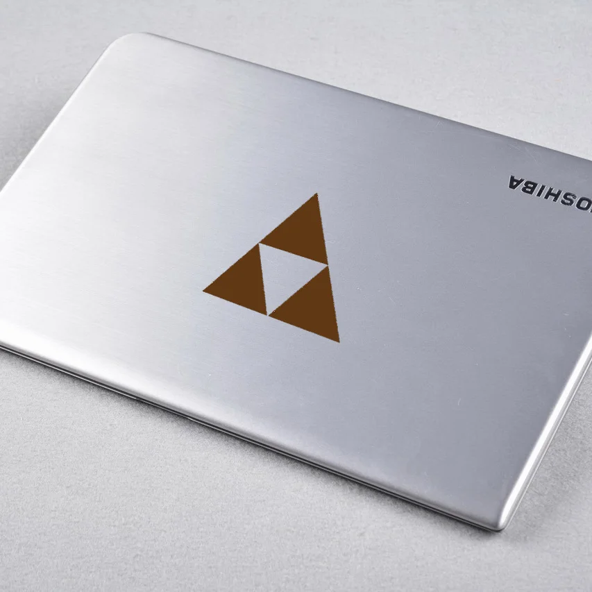 HotMeiNi наклейка для автомобилей суперпозиция треугольник логотип Zelda бампер