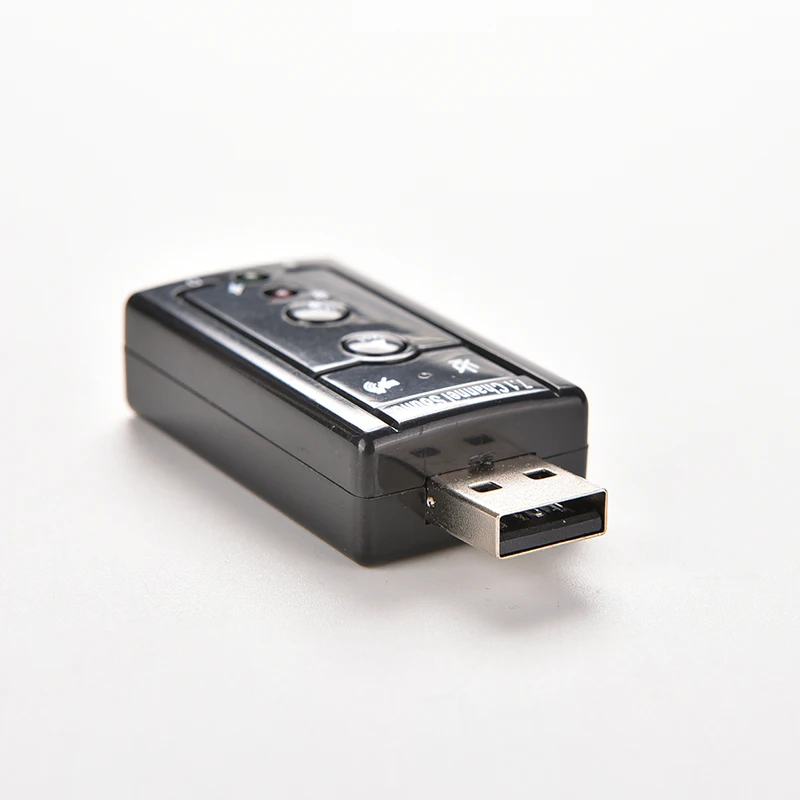 Внешняя звуковая карта USB адаптер для виртуальной аудиокарты 7 1 ch 2 0 микрофон