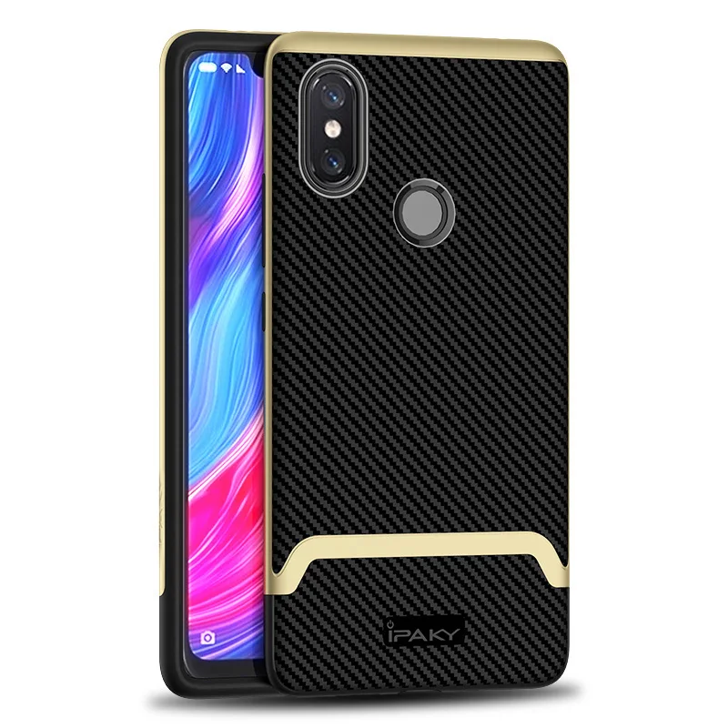 Xiaomi mi A2 Lite Чехол iPaky Обложка Для Сяо mi красный mi 6 Pro Силиконовая задняя крышка+ пленка, поликарбонат рамка Xio mi A2 облегченная Чехол - Цвет: Золотой