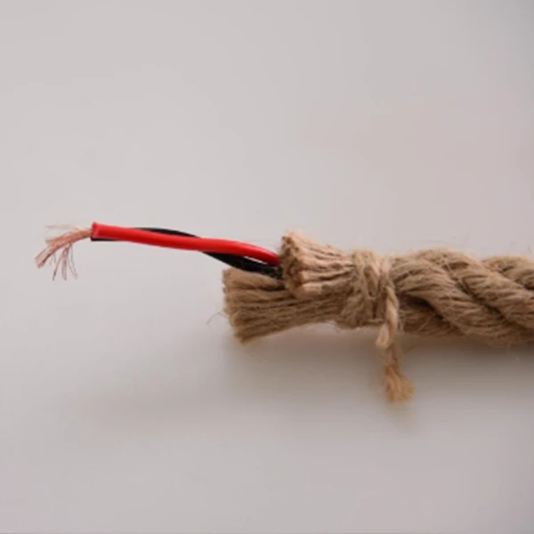 Новый подвесной светильник с одной головкой и веревкой в винтажном стиле