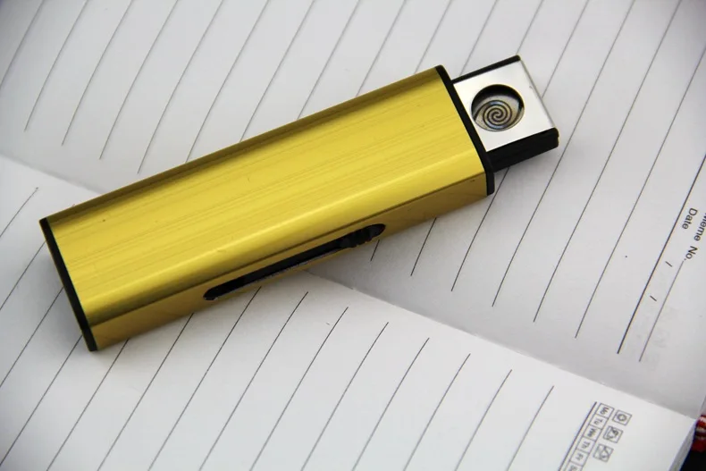 Креативный маленький USB светильник er ветрозащитный светильник er беспламенный Электрический светильник для электронной зарядки металлический светильник с usb-портом