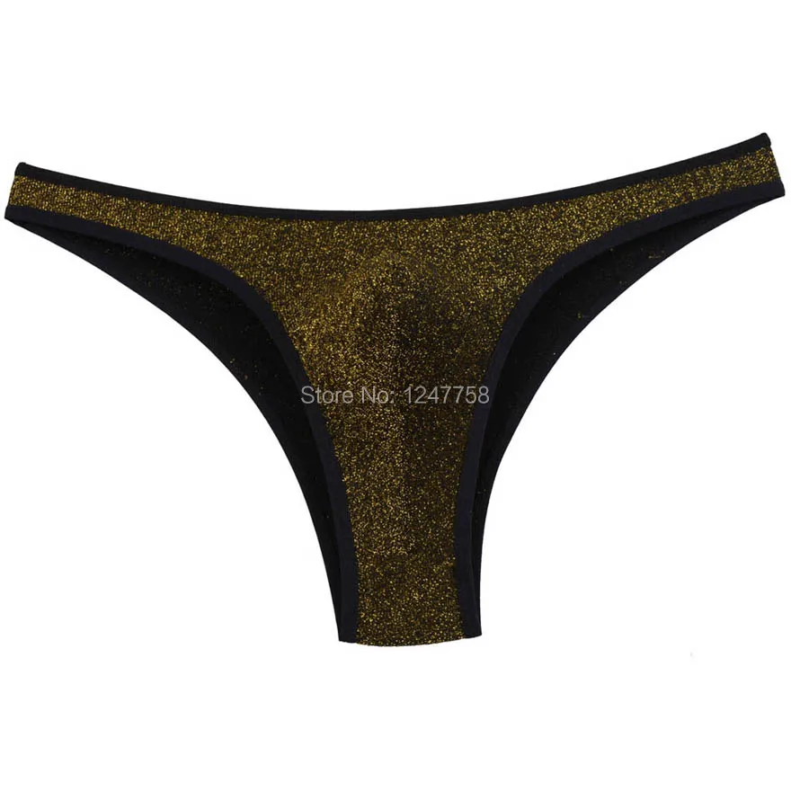 Мини-Трусы-бикини мужские блестящие эластичные плавки нижнее белье трусы |