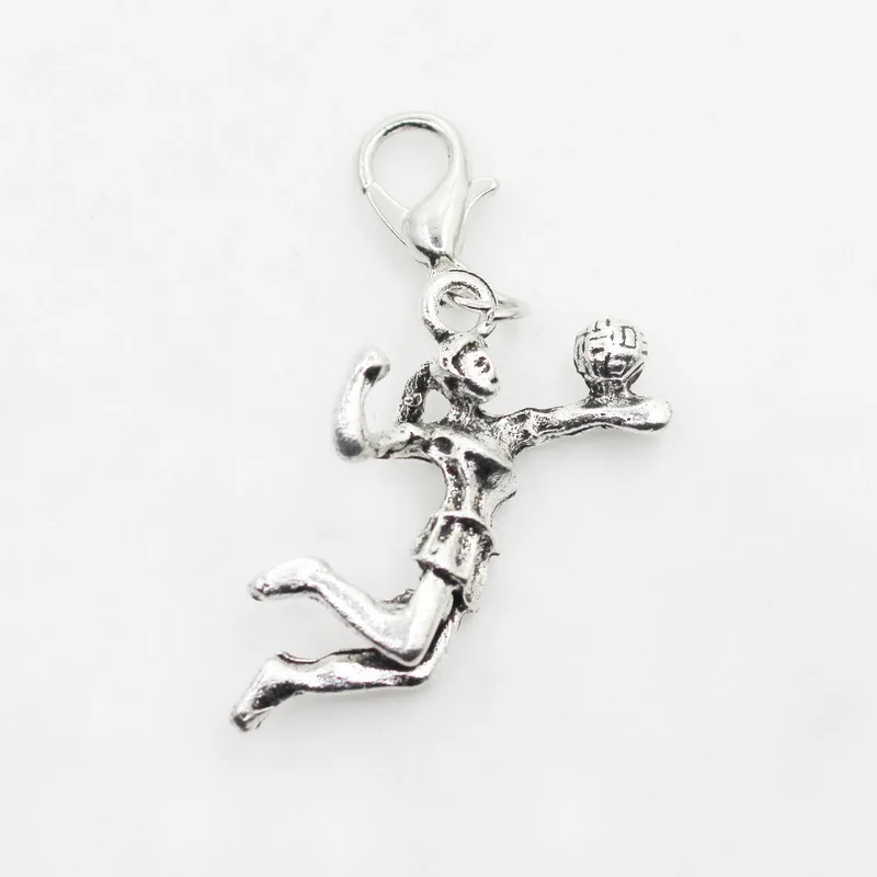 20 шт./партия серебряные подвески для браслета