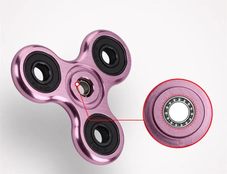 Tri-блесны Непоседа стол фокус игрушка матовый покрытие алюминиевый сплав EDC руки