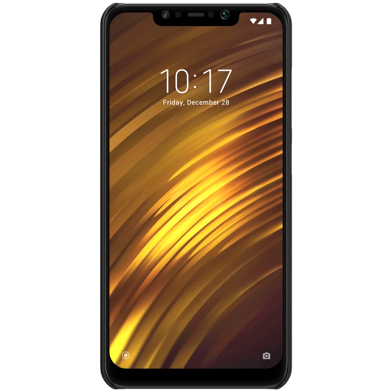 Принципиально для Pocophone f1 Xiaomi чехол купе Carcasa матовое щит Жёсткие Чехлы правой