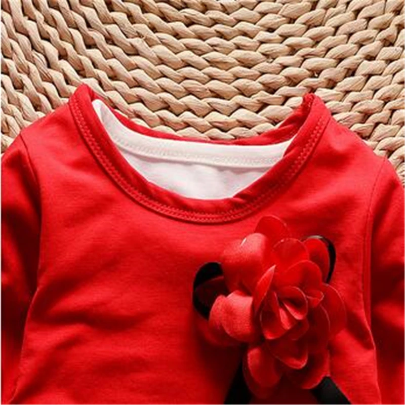 BibiCola/платье для маленьких девочек Bebe/Весенний комплект одежды осенний одежда с