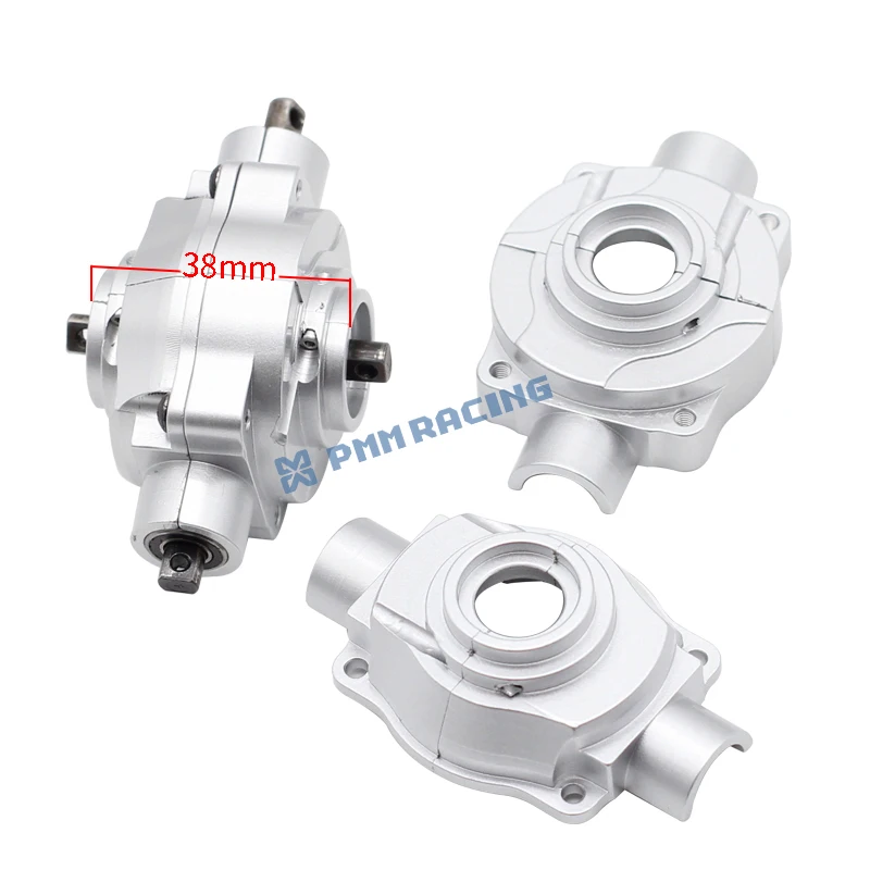 CNC алюминиевый сплав DIY сквозной дифференциальный чехол для 1/10 T/E MAXX|Детали и